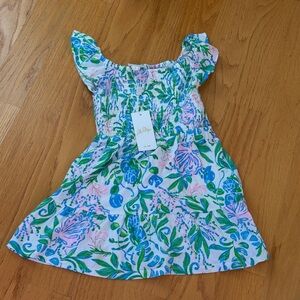Lilly Pulitzer mini Jilly dress resort white just a pinch size small NWT